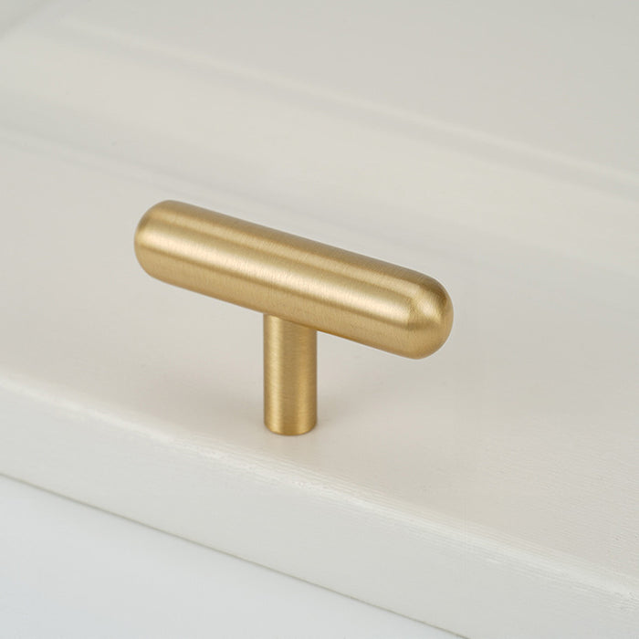 Solid Brass Furniture Hardware Single Hole Knobs