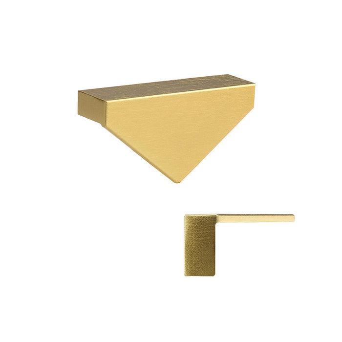 Unique Modern Semi-Circular Gold Kitchen Cabinet Door Handles