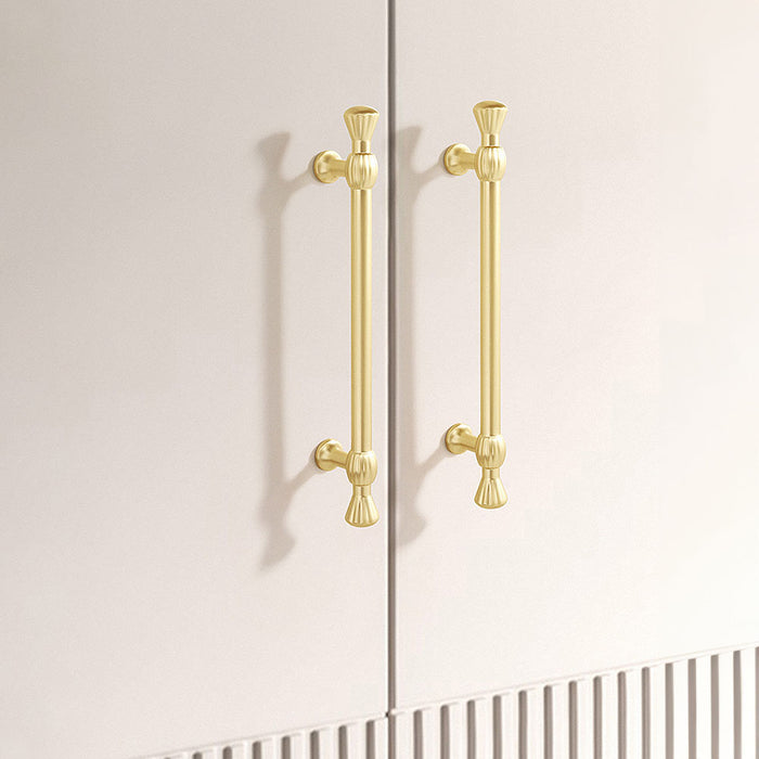 Nordic Modern Luxury Gold  Kitchen Cabinet Knobs And Pulls