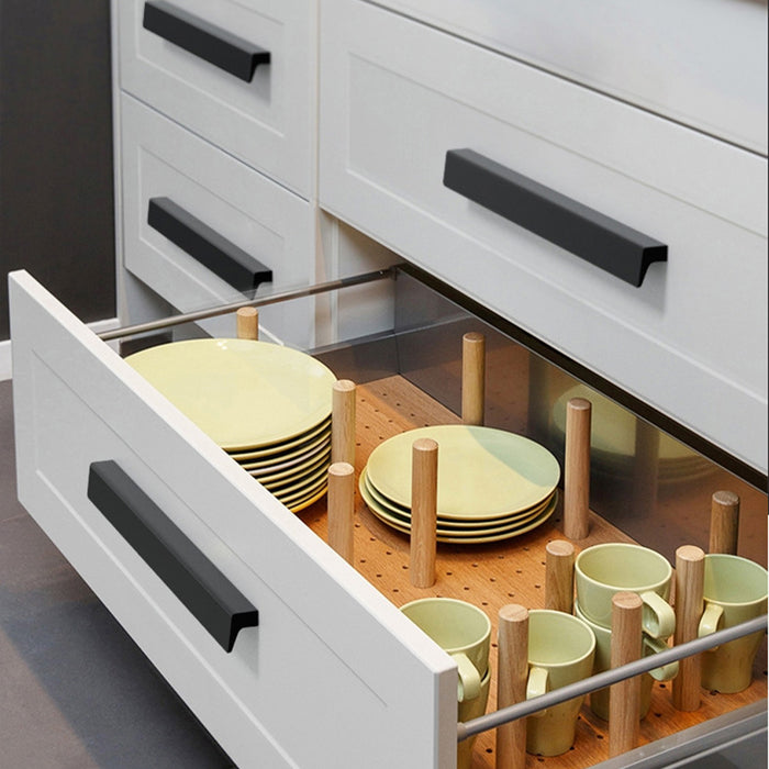 Luxurious Modern Aluminum Alloy Furniture Cabinet Handles For Kitchen