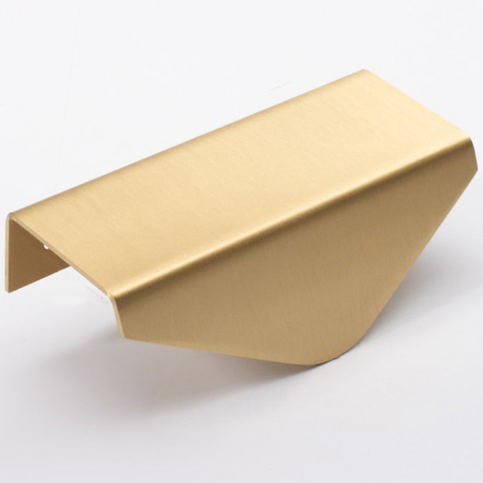 Triangle Modern Brass Gold Kitchen Cabinet Edge Pulls