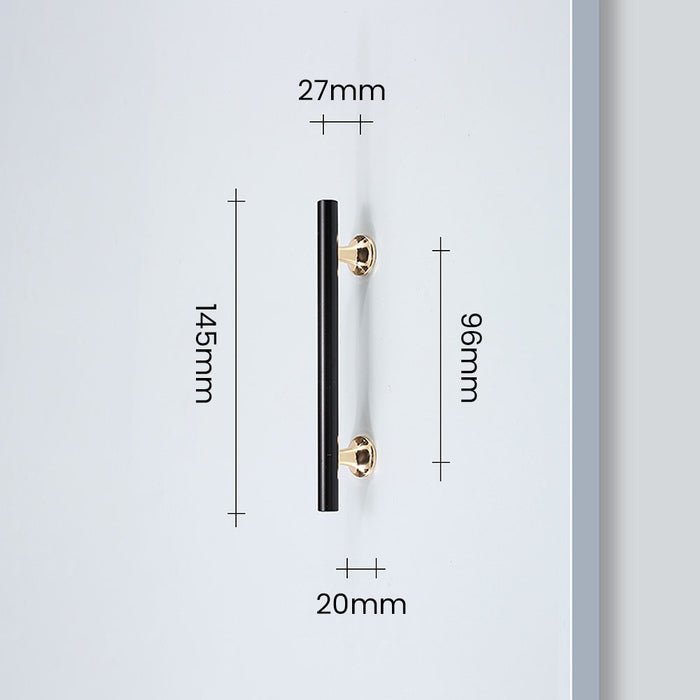 Modern Minimalist High-End Black Long Cabinet Door Handle