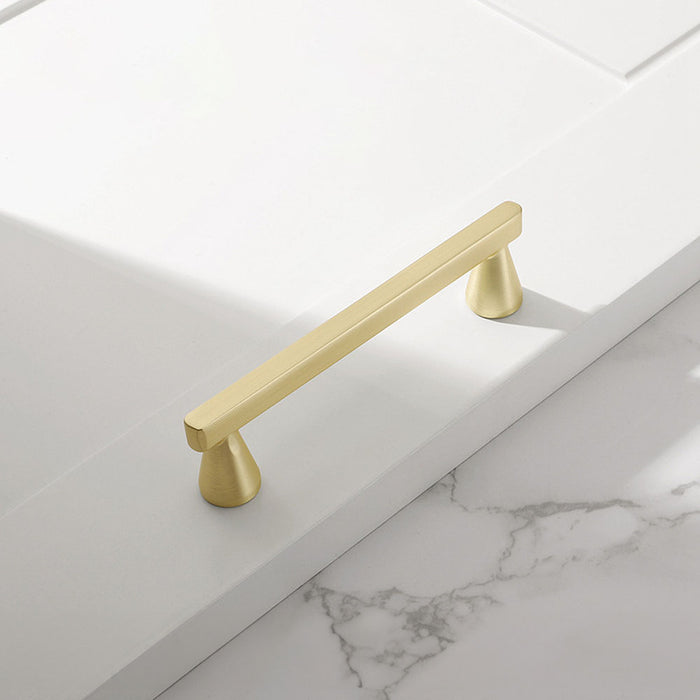 Modern Minimalist Gold and Grey Cabinet Door Handles