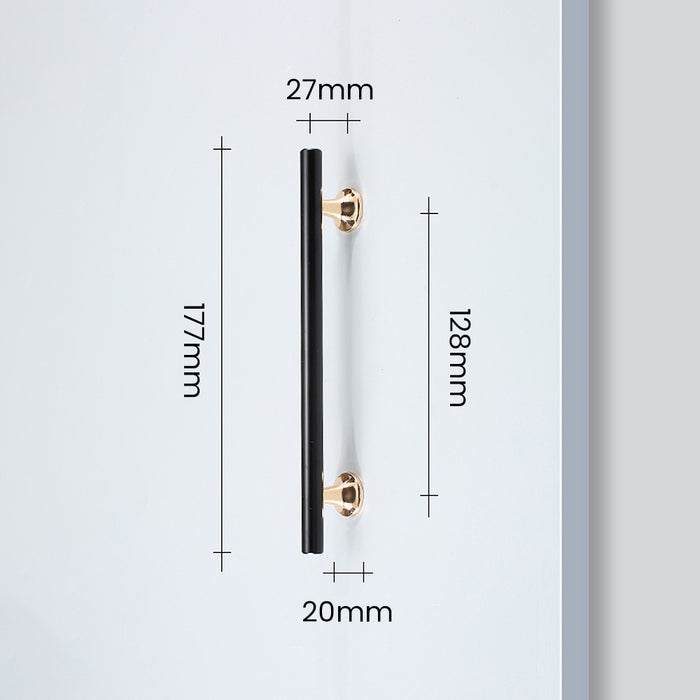 Modern Minimalist High-End Black Long Cabinet Door Handle