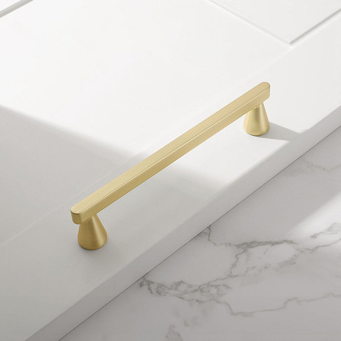 Modern Minimalist Gold and Grey Cabinet Door Handles