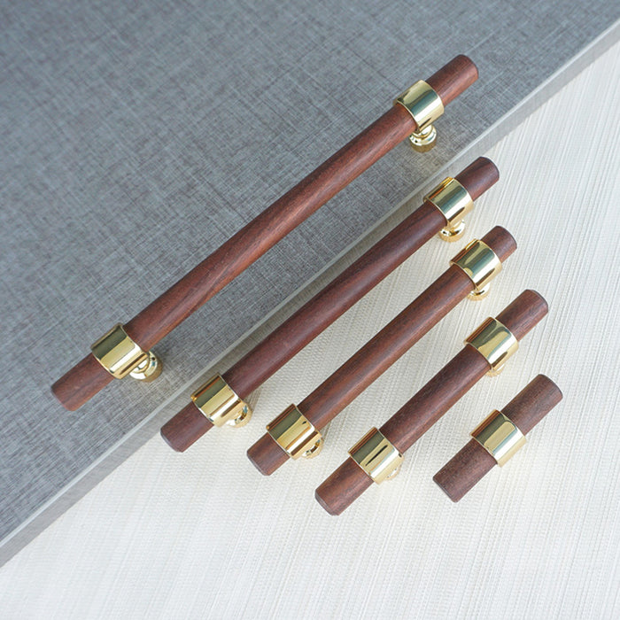 Solid Wood Walnut Furniture Handles