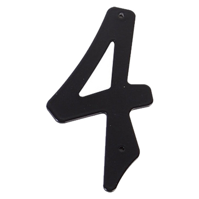 Art Deco Matte Black Aluminum House Door Numbers -Homdiy