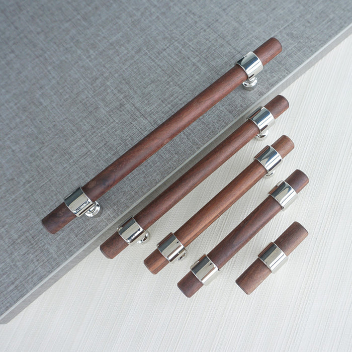 Solid Wood Walnut Furniture Handles