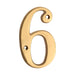 4 Inch Modern Floating Gold Brass House Numbers -Homdiy