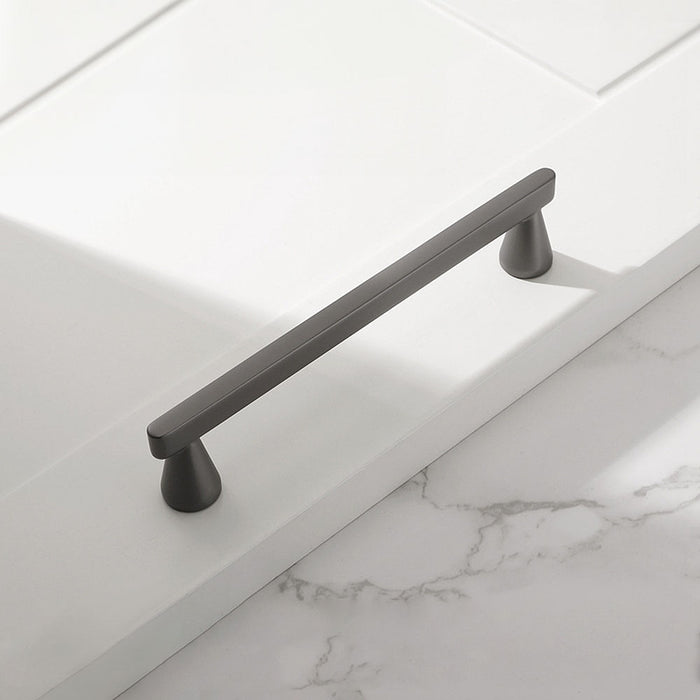 Modern Minimalist Gold and Grey Cabinet Door Handles