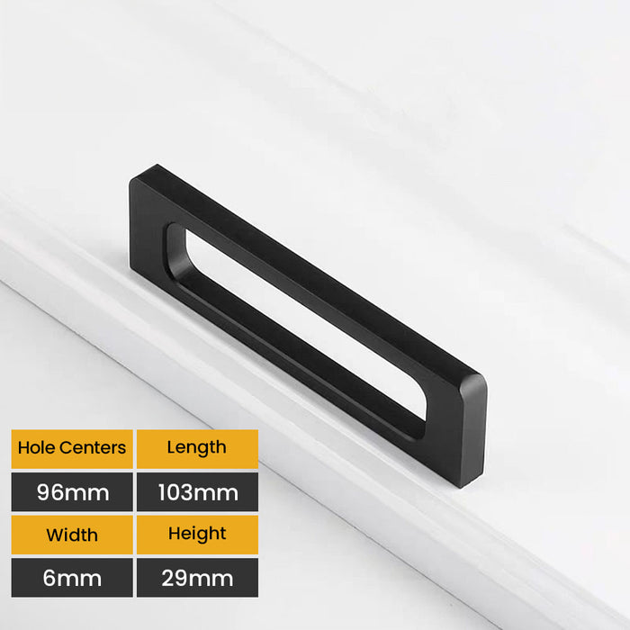 Modern Aluminum Alloy Kitchen Cabinet and Drawer Pulls