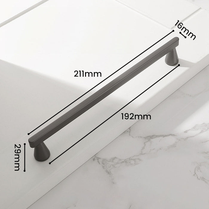 Modern Minimalist Gold and Grey Cabinet Door Handles