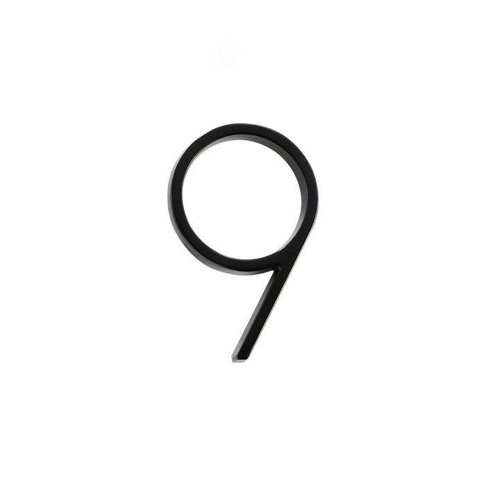 Modern Black Stainless Steel House Numbers