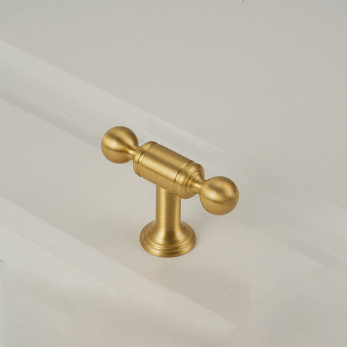 Simple Decoration Stylish Gold Brass Kitchen Cabinet Handle