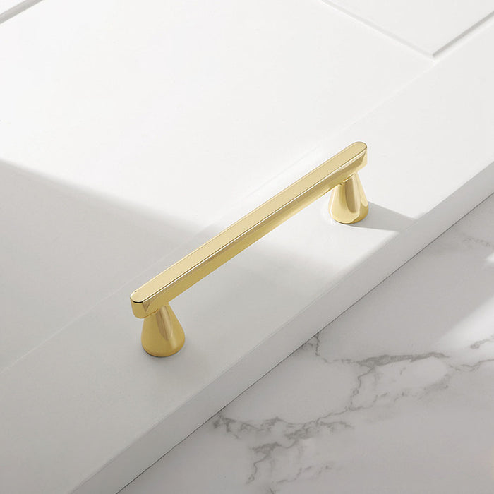 Modern Minimalist Gold and Grey Cabinet Door Handles