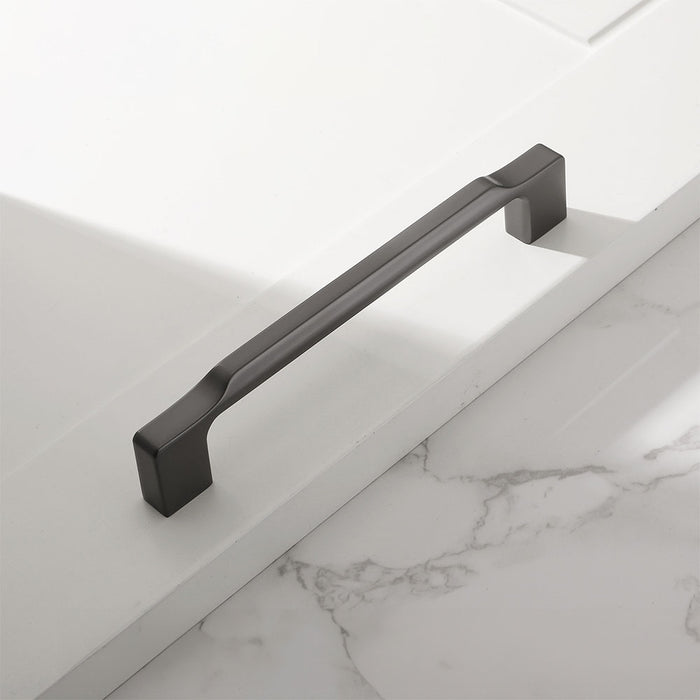 Modern Zinc Alloy Square Cabinet Pulls and Handles