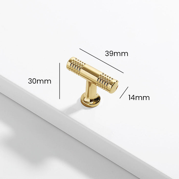 High Cabinet Extension Nordic French Solid Zinc Alloy Kitchen Drawer Handle