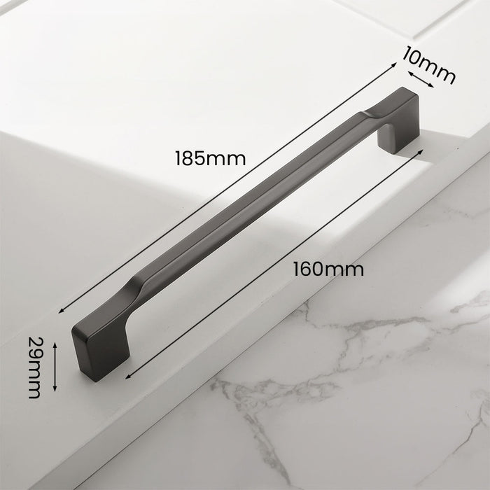 Modern Zinc Alloy Square Cabinet Pulls and Handles