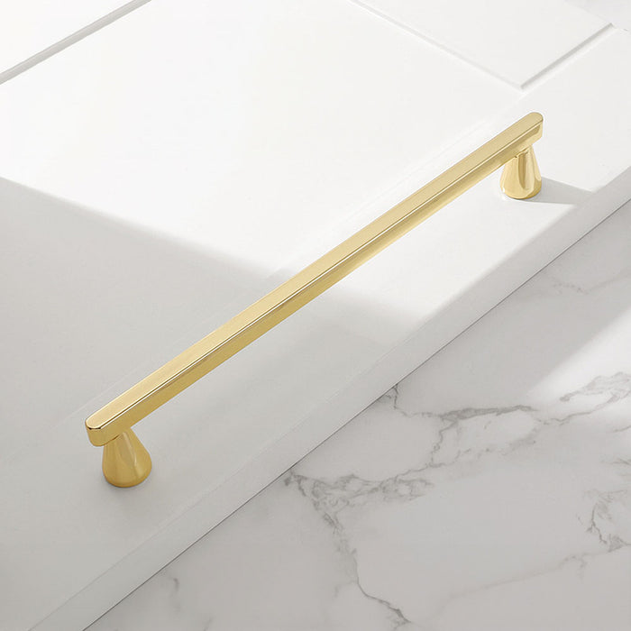 Modern Minimalist Gold and Grey Cabinet Door Handles