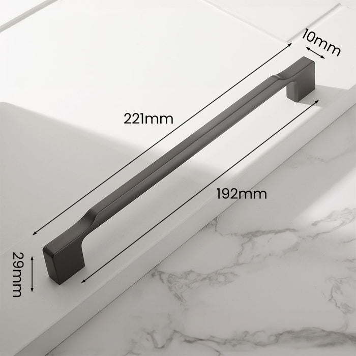 Modern Zinc Alloy Square Cabinet Pulls and Handles