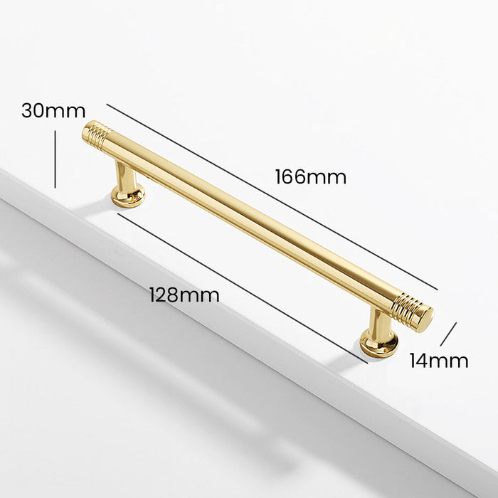 High Cabinet Extension Nordic French Solid Zinc Alloy Kitchen Drawer Handle