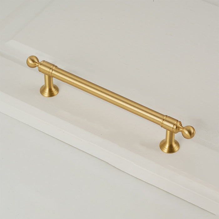 Simple Decoration Stylish Gold Brass Kitchen Cabinet Handle