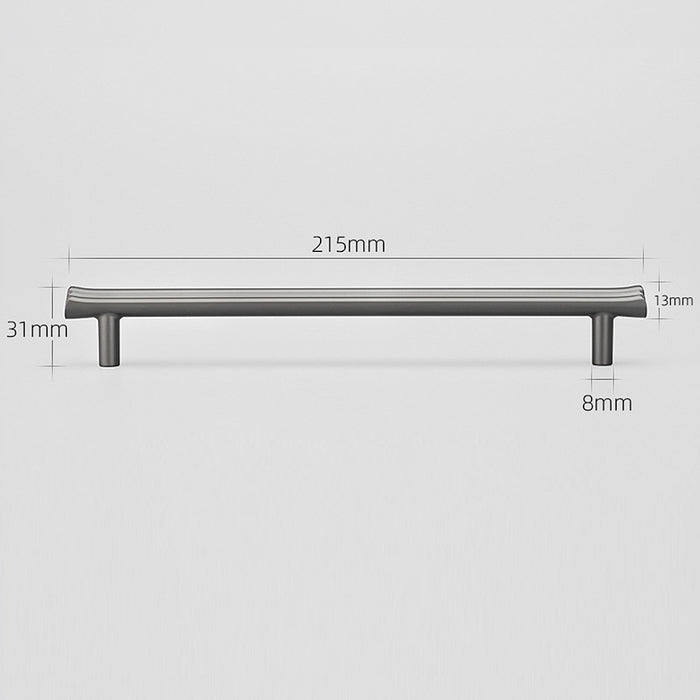 Light Luxury Style High-end Brushed Cabinet Door Handle