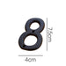 3 Inch Antique Cast Wrought Iron House Door Numbers -Homdiy