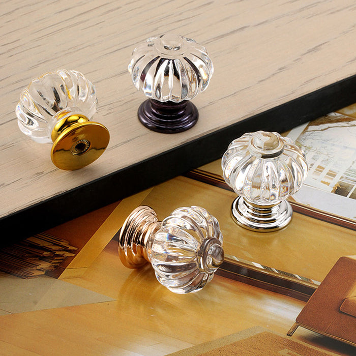 Fashion Acrylic Crystal Cabinet Knobs