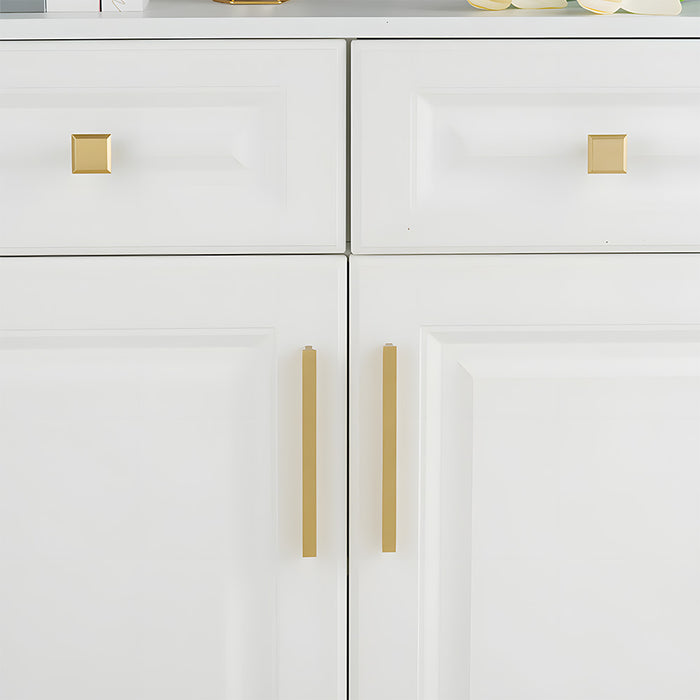 modern gold brass  handles