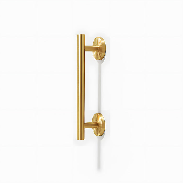 brass gold cabinet handles with base