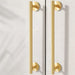 long brass gold cabinet handles