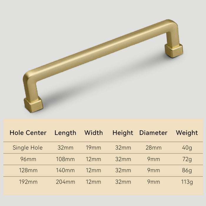 Modern Zinc Alloy Cabinet Door Handles For Furniture