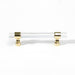 clear gold cabinet handles for kitchen