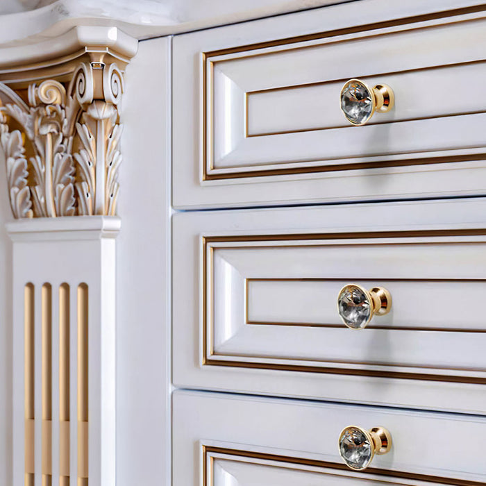 Luxury Diamond Shaped Wardrobe Drawer Knobs