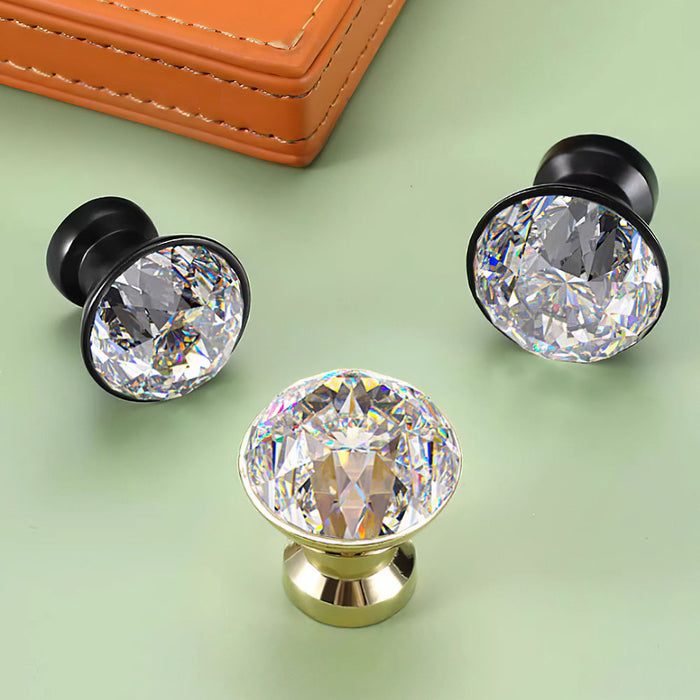 Luxury Diamond Shaped Wardrobe Drawer Knobs