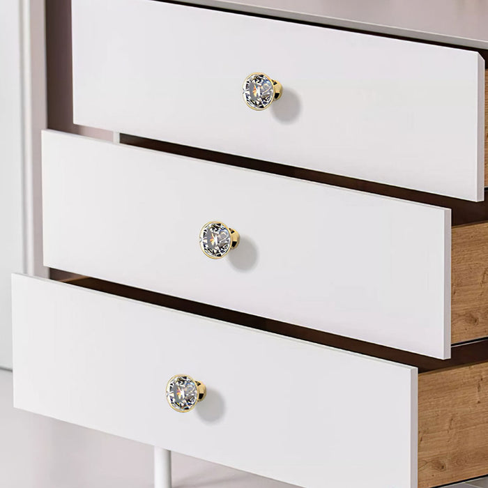 Luxury Diamond Shaped Wardrobe Drawer Knobs