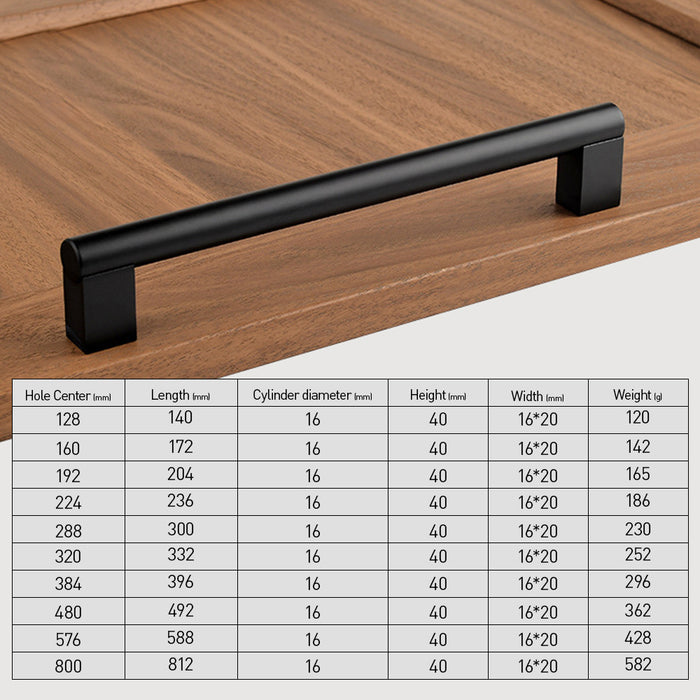 Minimalist Aluminum Alloy Cabinet Handles And Pulls For Kitchen