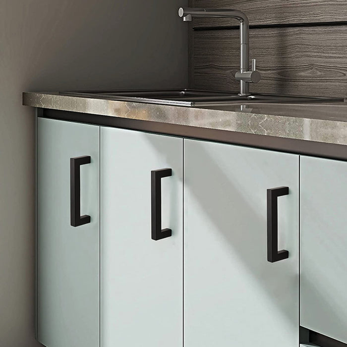 Stainless Steel Kitchen Cabinet Handles Pulls Black Brass Dresser