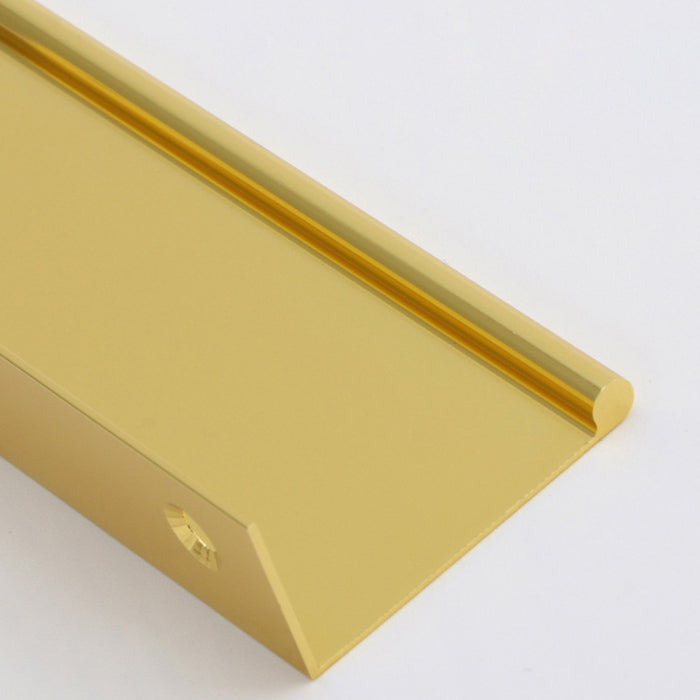 Modern Smooth Metal Cabinet Edge Pulls