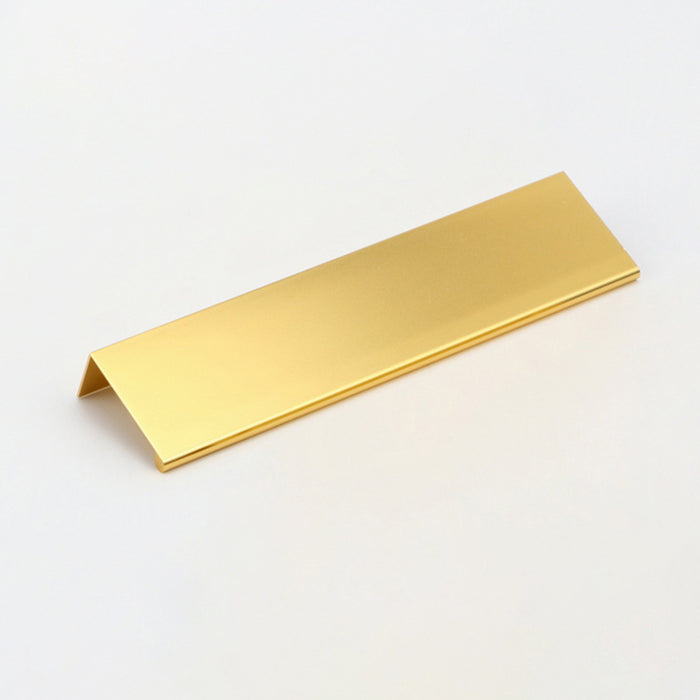 Modern Smooth Metal Cabinet Edge Pulls