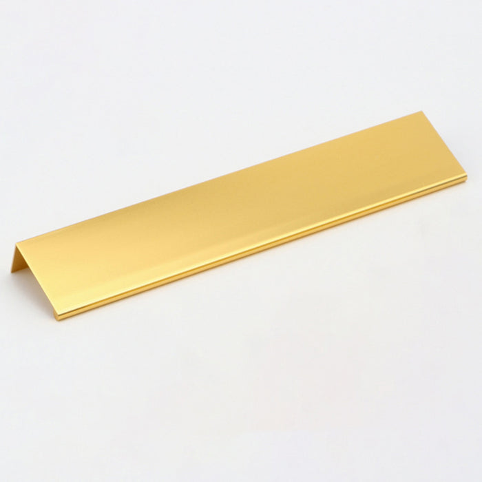 Modern Smooth Metal Cabinet Edge Pulls