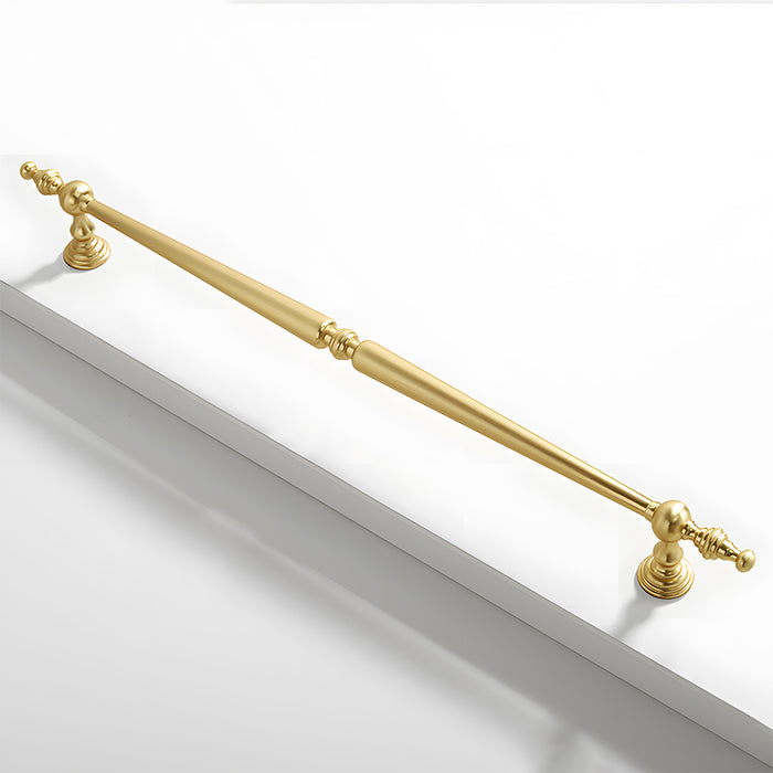 super long brass gold cabinet handles