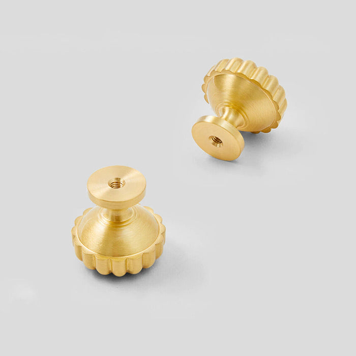 Solid Brass Furniture Hardware Single Hole Knobs