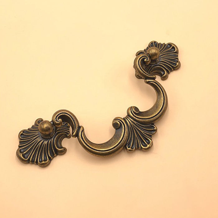 4.25" 5" Brass Dresser Pulls Drawer Pull Drop Handles